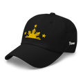 Three Stars & Half-Sun + Script - Cotton Hat - Black