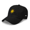 SUN + SCRIPT - cotton hat - Black