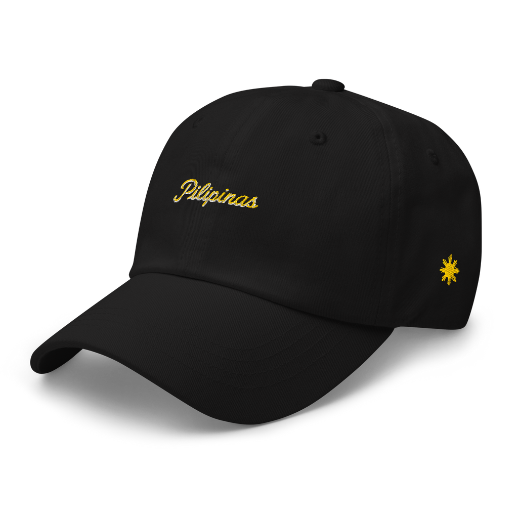 Modern Script + Sun - Cotton Hat - Green Camo