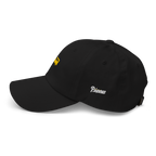 Yellow Gold Jeepney + Pilipinas Script on cotton hat - Navy