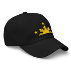 Three Stars & Half-Sun + Script - Cotton Hat - Black