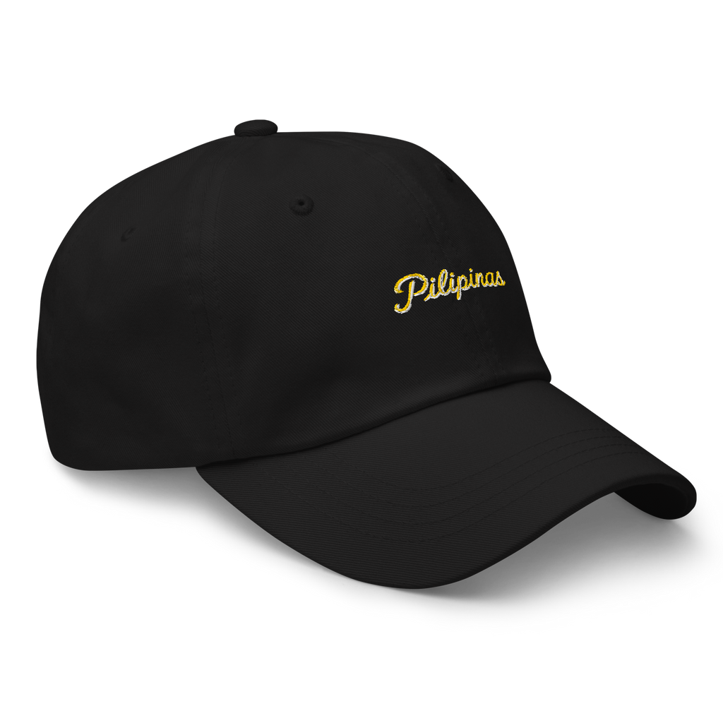 Modern Script + Sun - Cotton Hat - Red