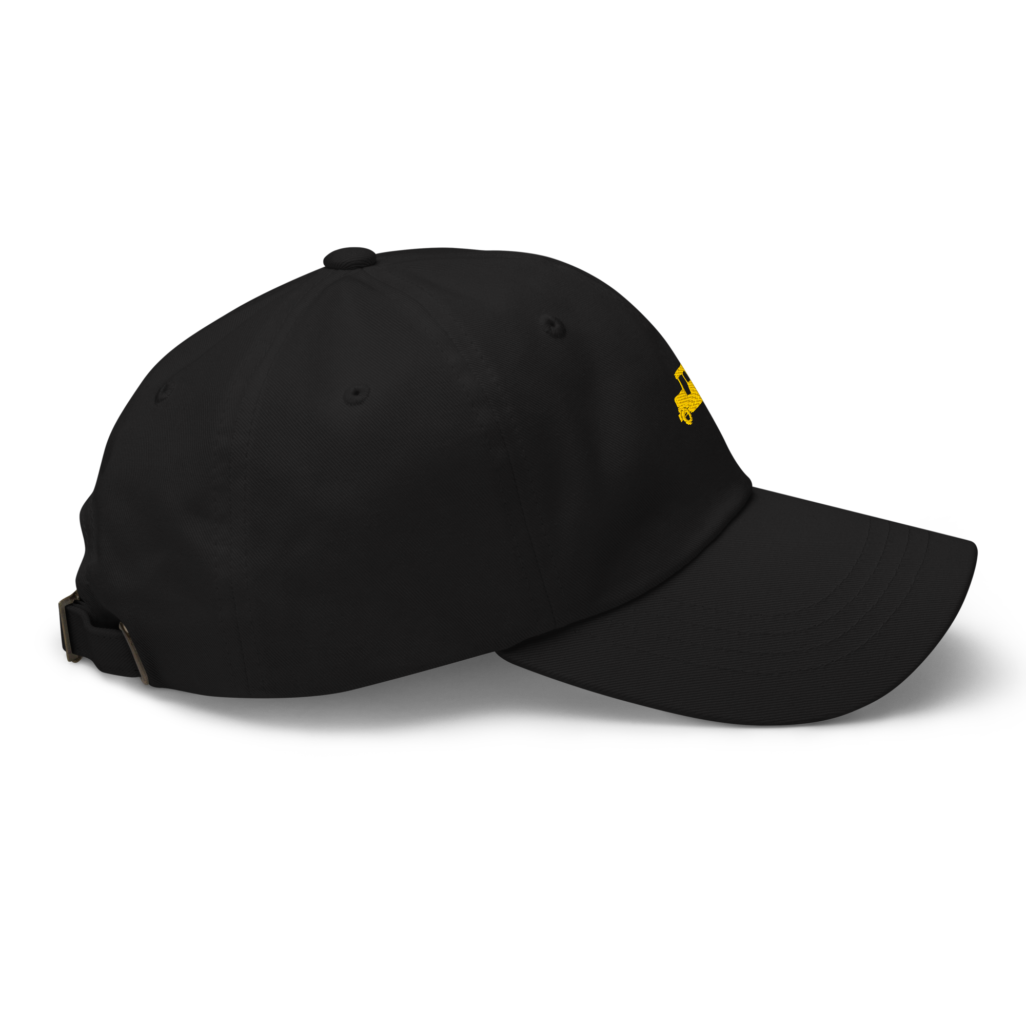 Yellow Gold Jeepney + Pilipinas Script on cotton hat - Navy