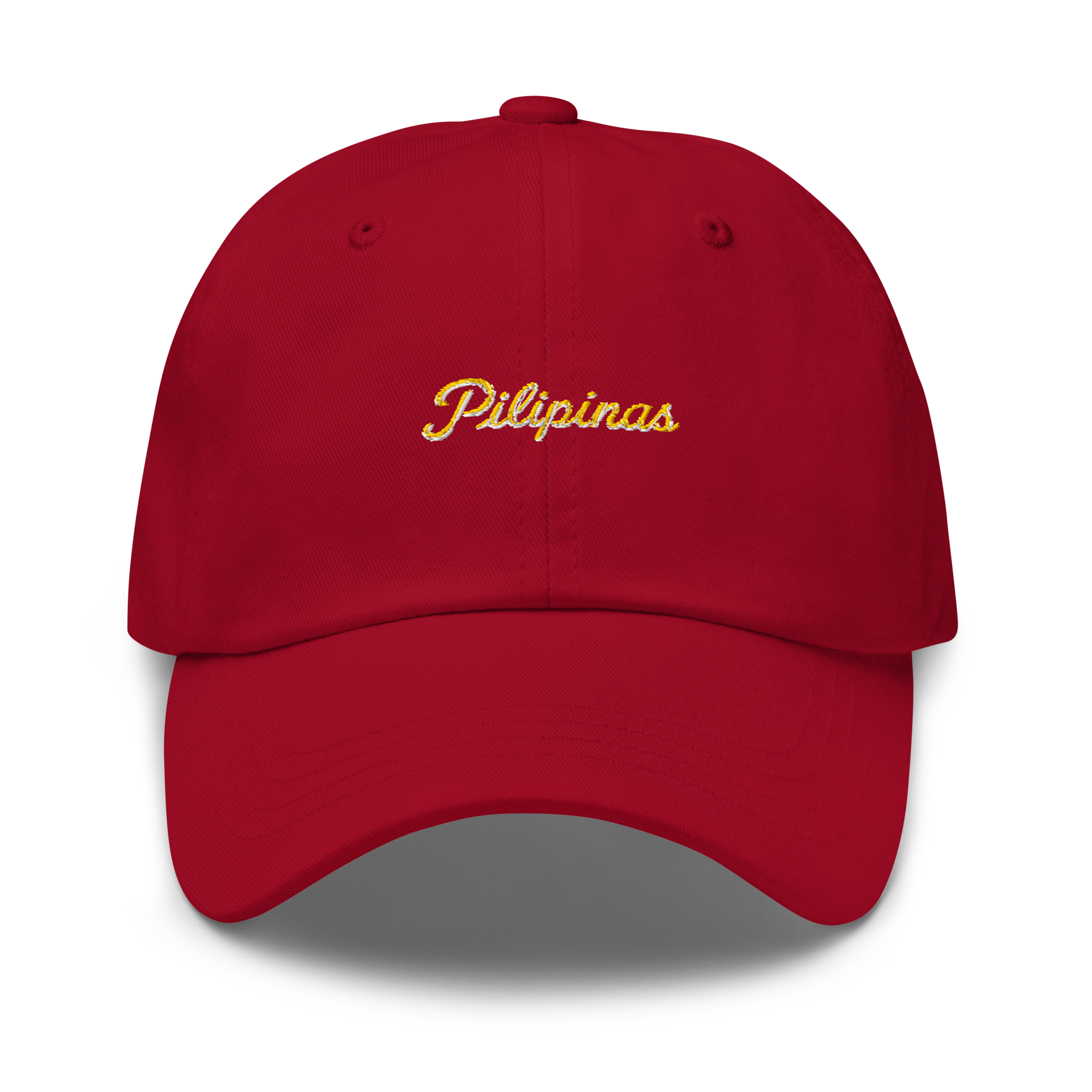 Modern Script + Sun - Cotton Hat - Dark Green