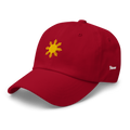 SUN + SCRIPT - cotton hat - Red