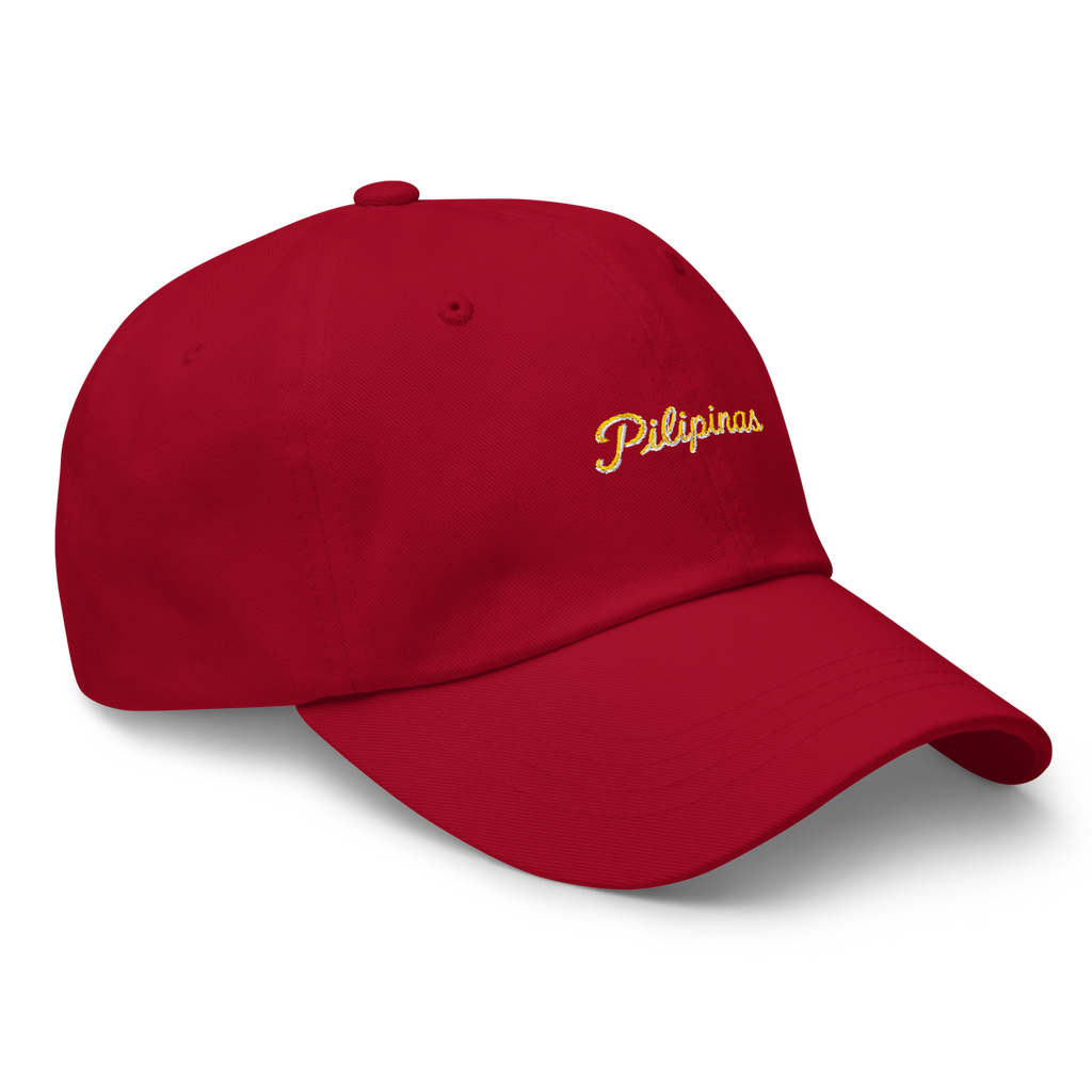 Modern Script + Sun - Cotton Hat - Pink
