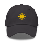 SUN + SCRIPT - cotton hat - Blue