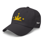 Three Stars & Half-Sun + Script - Cotton Hat - Black