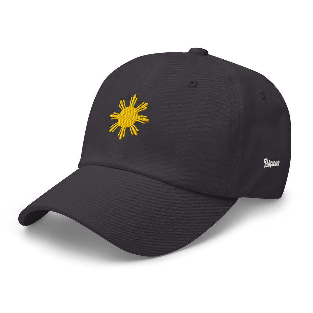 SUN + SCRIPT - cotton hat - Light Blue