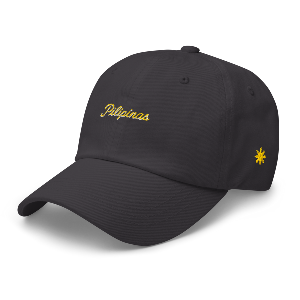 Modern Script + Sun - Cotton Hat - Green Camo