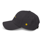 Modern Script + Sun - Cotton Hat - Green Camo