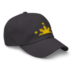 Three Stars & Half-Sun + Script - Cotton Hat - White