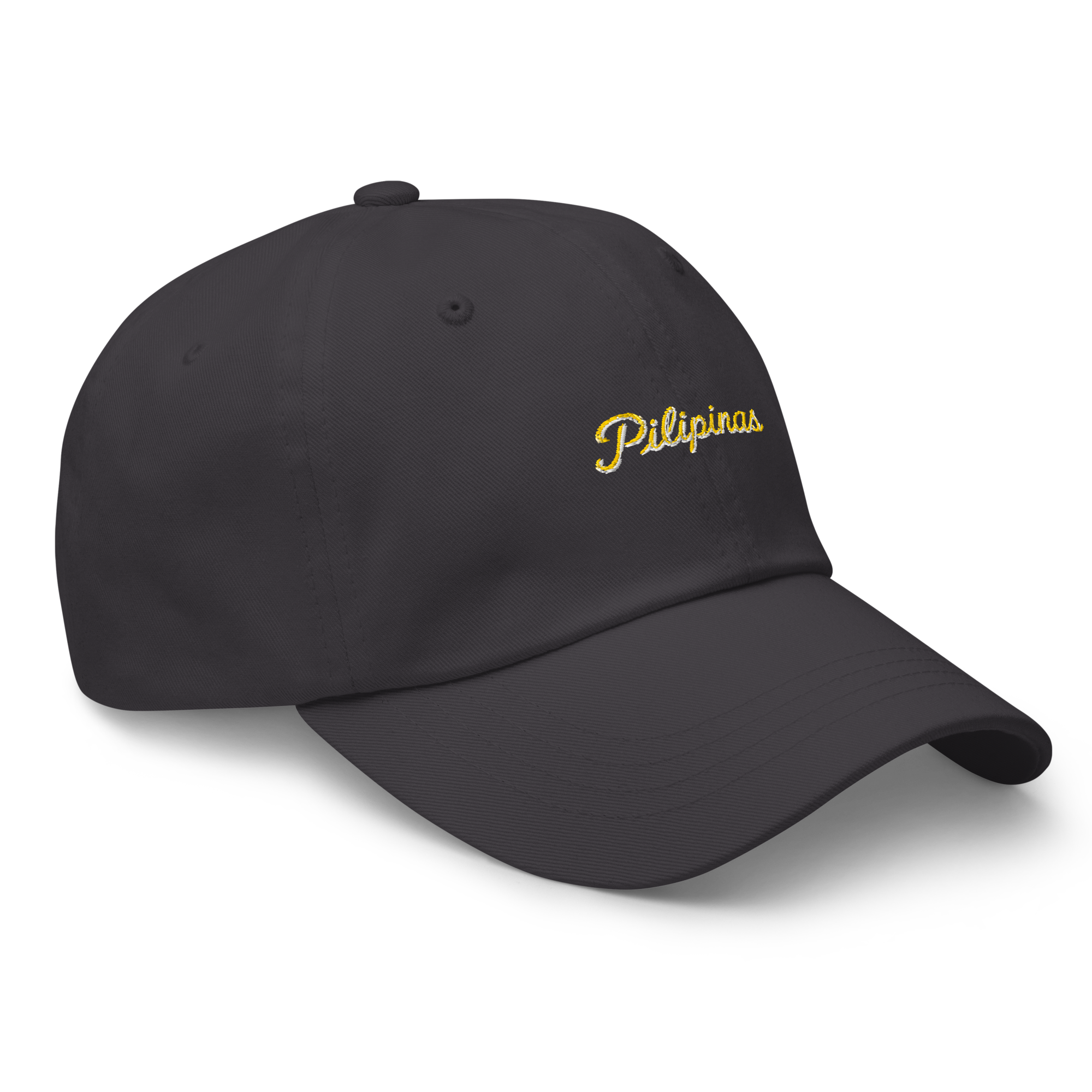 Modern Script + Sun - Cotton Hat - Dark Grey