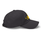 Three Stars & Half-Sun + Script - Cotton Hat - Black