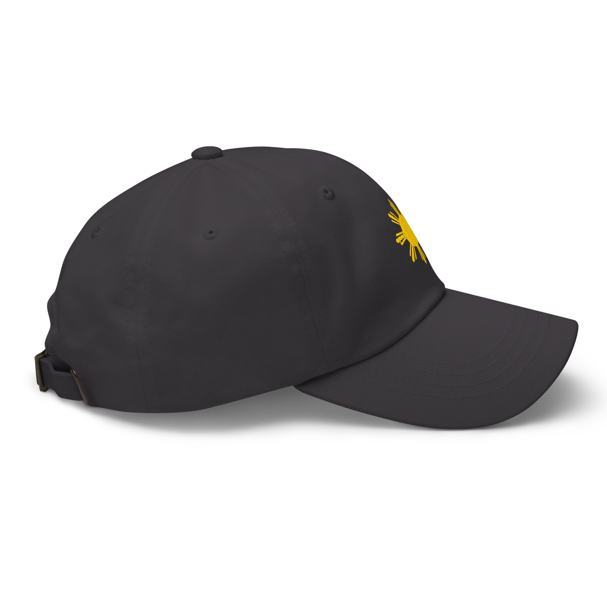 SUN + SCRIPT - cotton hat - White