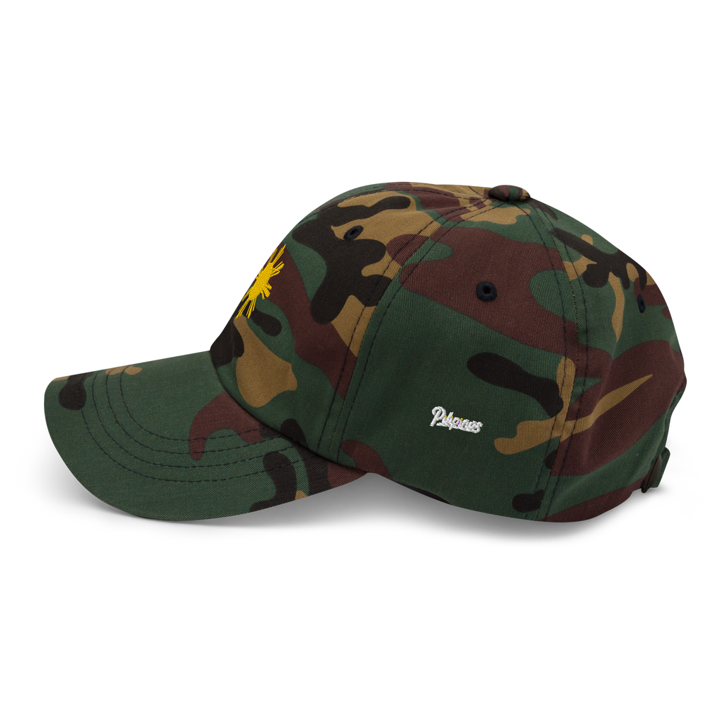 SUN + SCRIPT - cotton hat - White