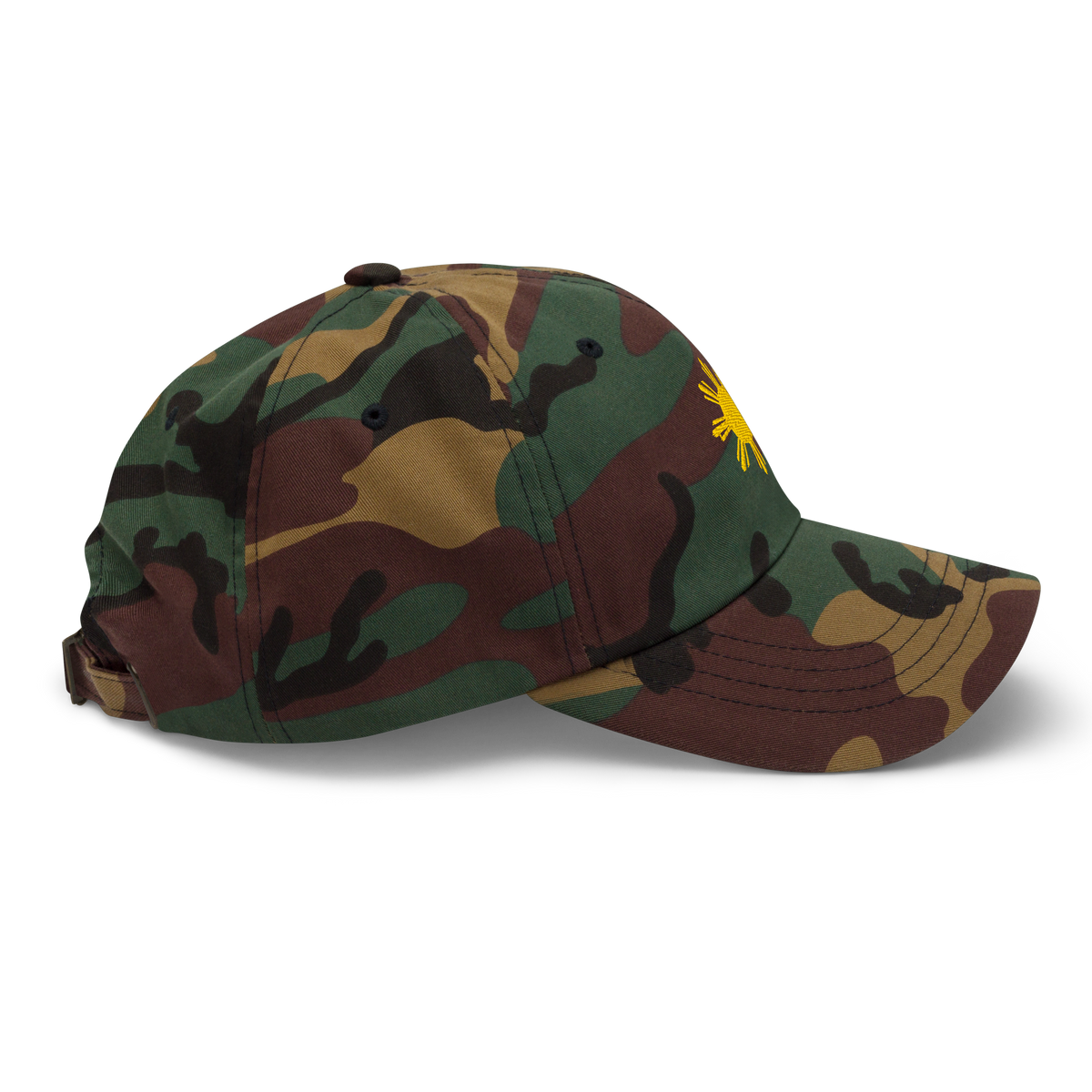 SUN + SCRIPT - cotton hat - Black