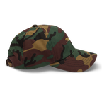 Modern Script + Sun - Cotton Hat - Dark Green