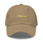 Modern Script + Sun - Cotton Hat - White