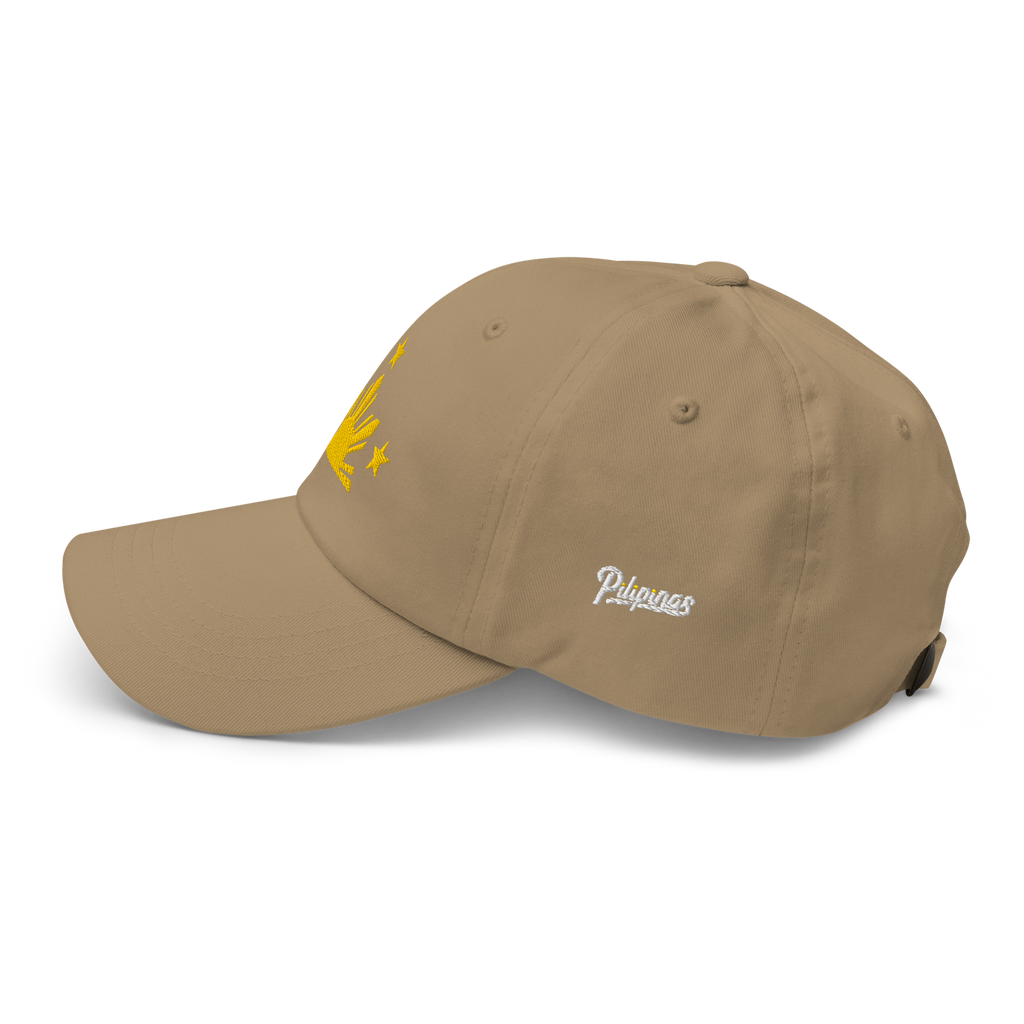 Three Stars & Half-Sun + Script - Cotton Hat - White