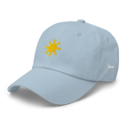 SUN + SCRIPT - cotton hat - White
