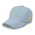Modern Script + Sun - Cotton Hat - Light Blue