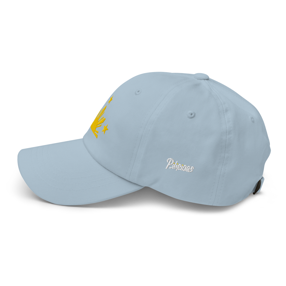 Three Stars & Half-Sun + Script - Cotton Hat - Black