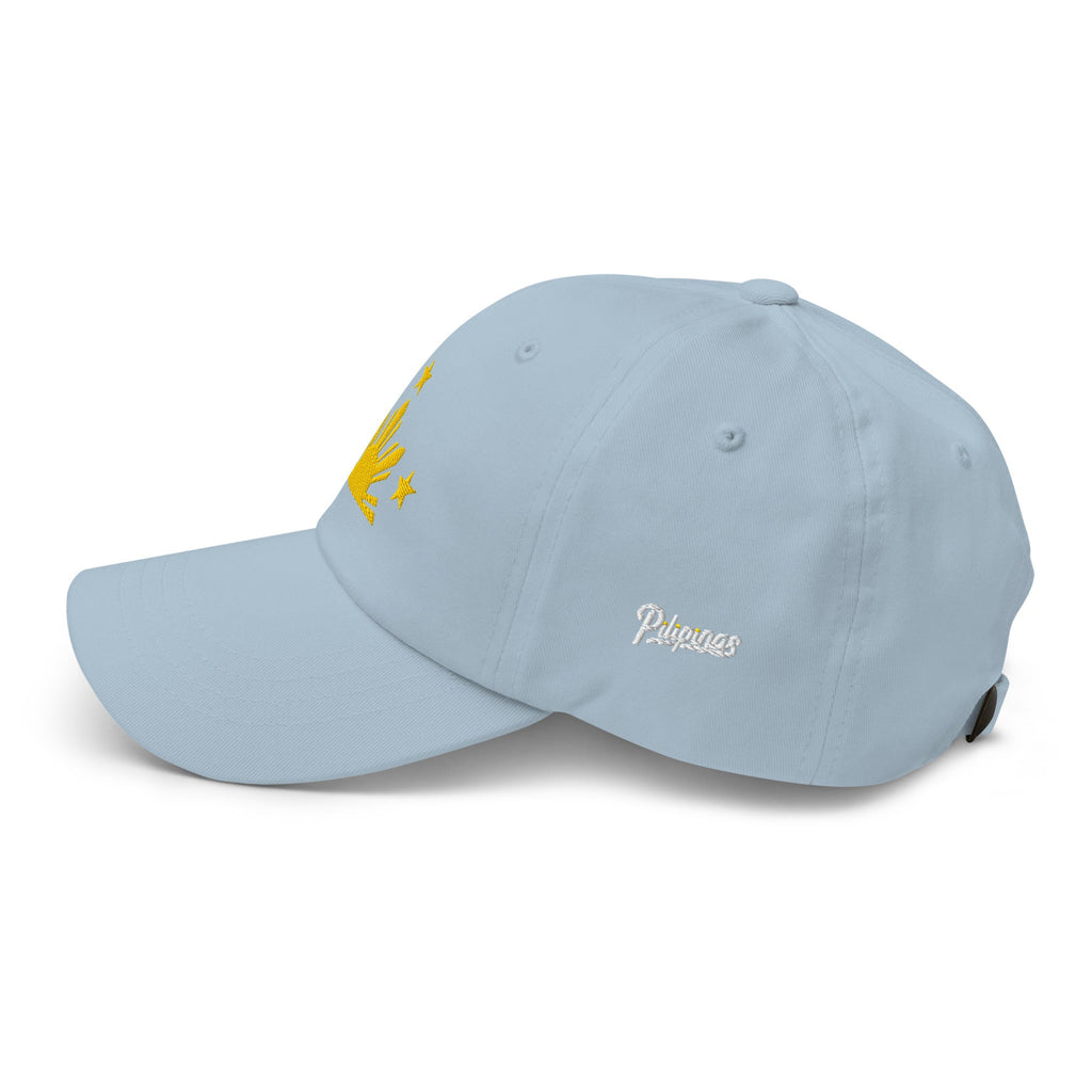 Three Stars & Half-Sun + Script - Cotton Hat - Black