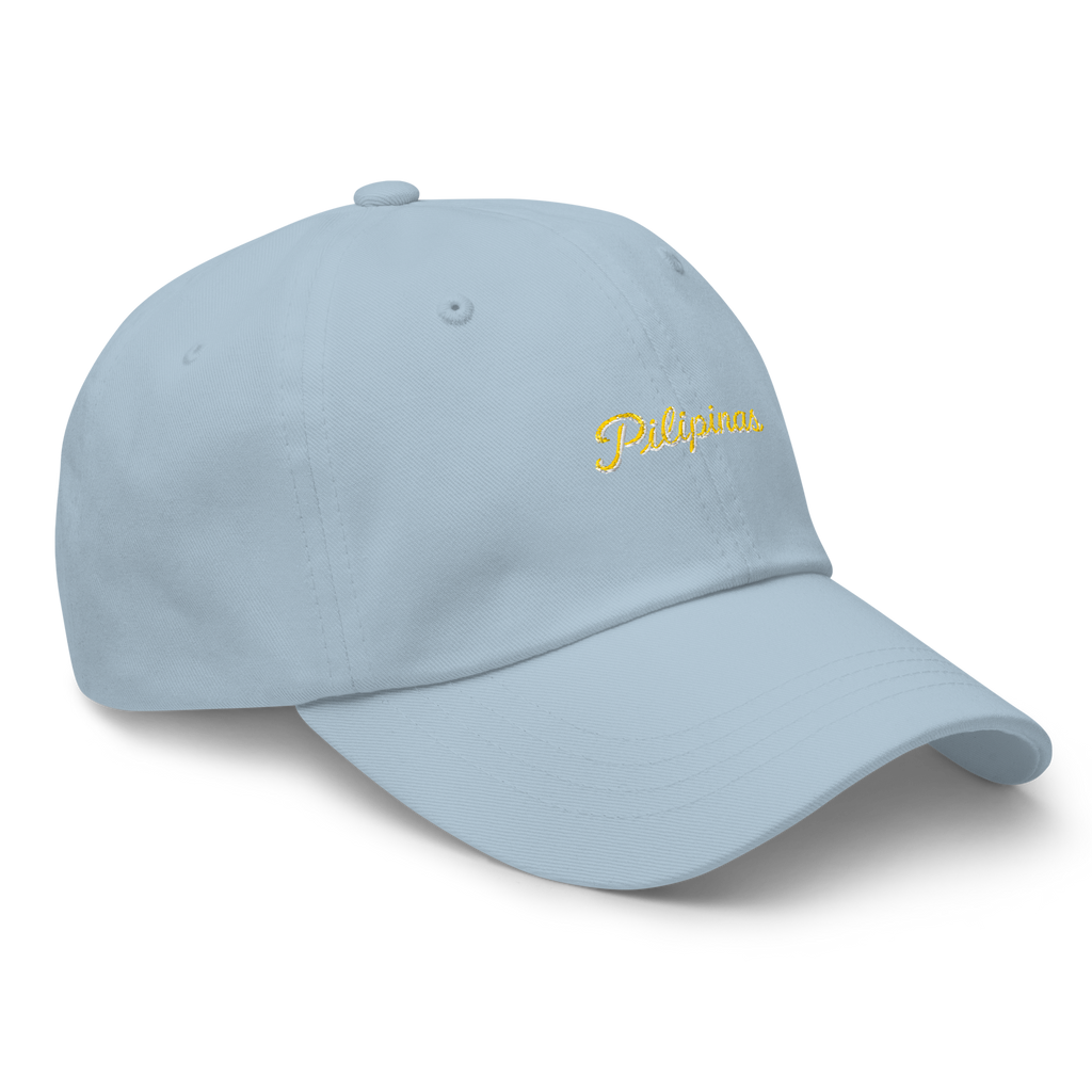 Modern Script + Sun - Cotton Hat - White