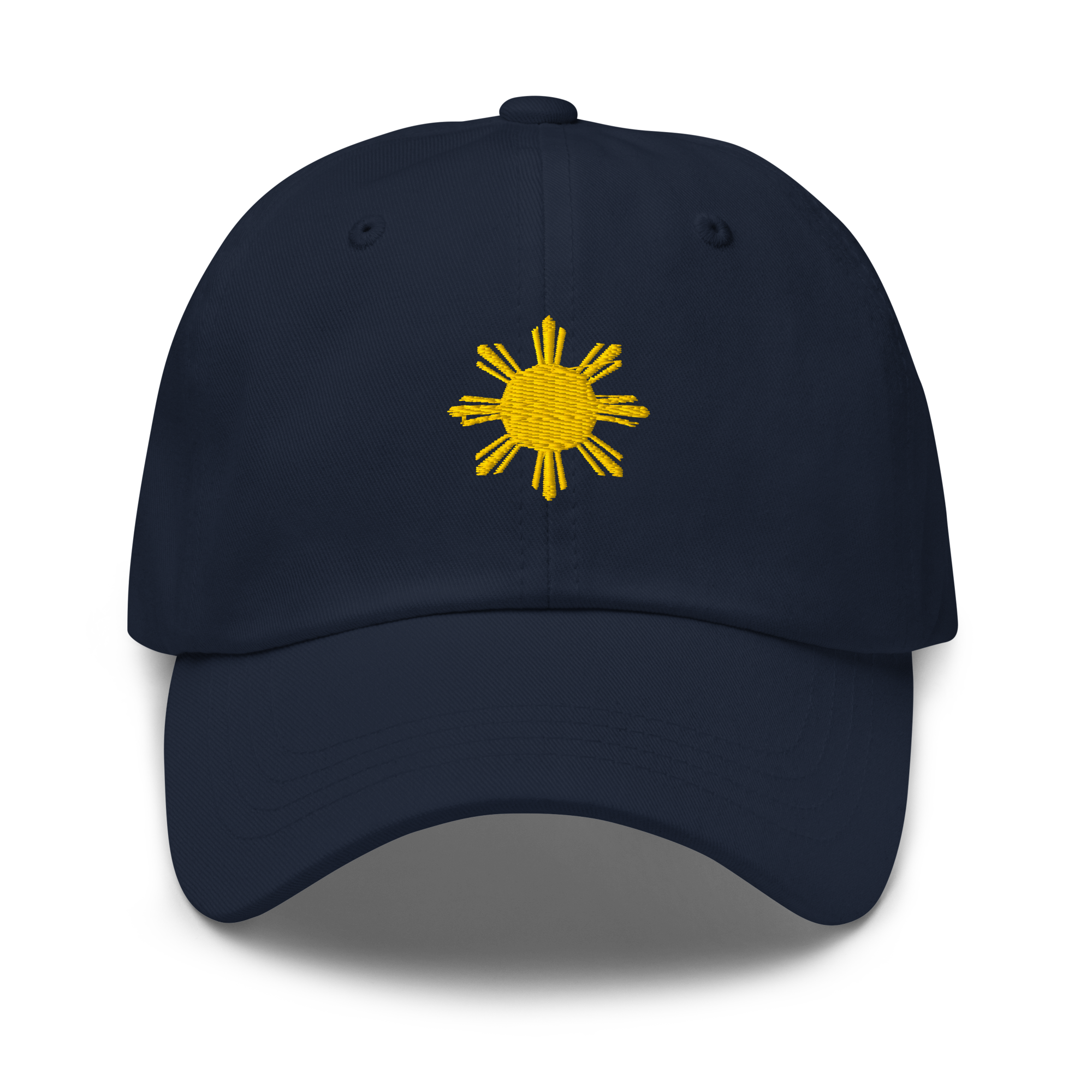 SUN + SCRIPT - cotton hat - Black