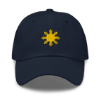 SUN + SCRIPT - cotton hat - White