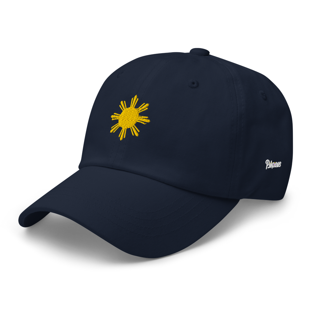 SUN + SCRIPT - cotton hat - Black