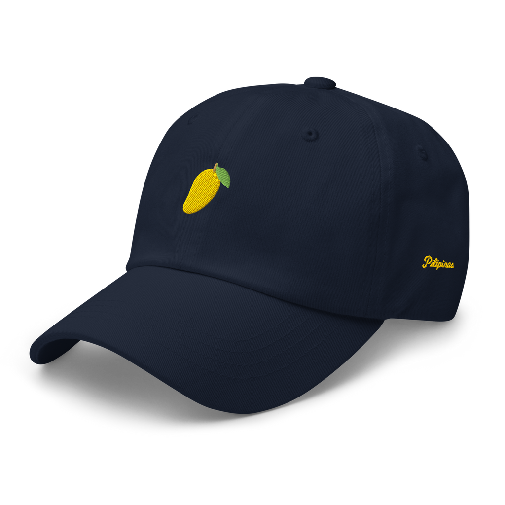 MANGO + SCRIPT - Cotton Hat - Navy Blue