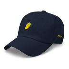 MANGO + SCRIPT - Cotton Hat - Navy Blue