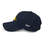 Three Stars & Half-Sun + Script - Cotton Hat - White