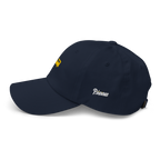 Yellow Gold Jeepney + Pilipinas Script on cotton hat - Dark Green