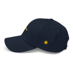Modern Script + Sun - Cotton Hat - Light Blue