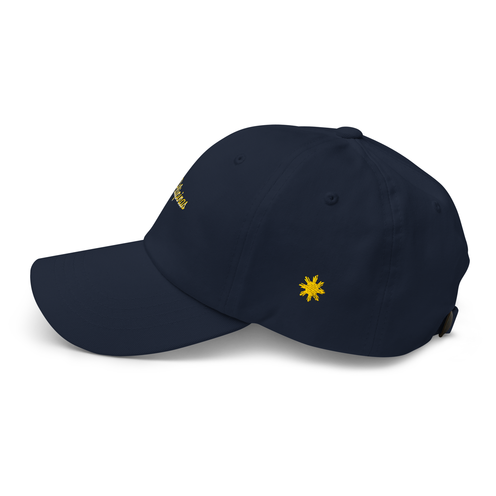 Modern Script + Sun - Cotton Hat - Light Blue