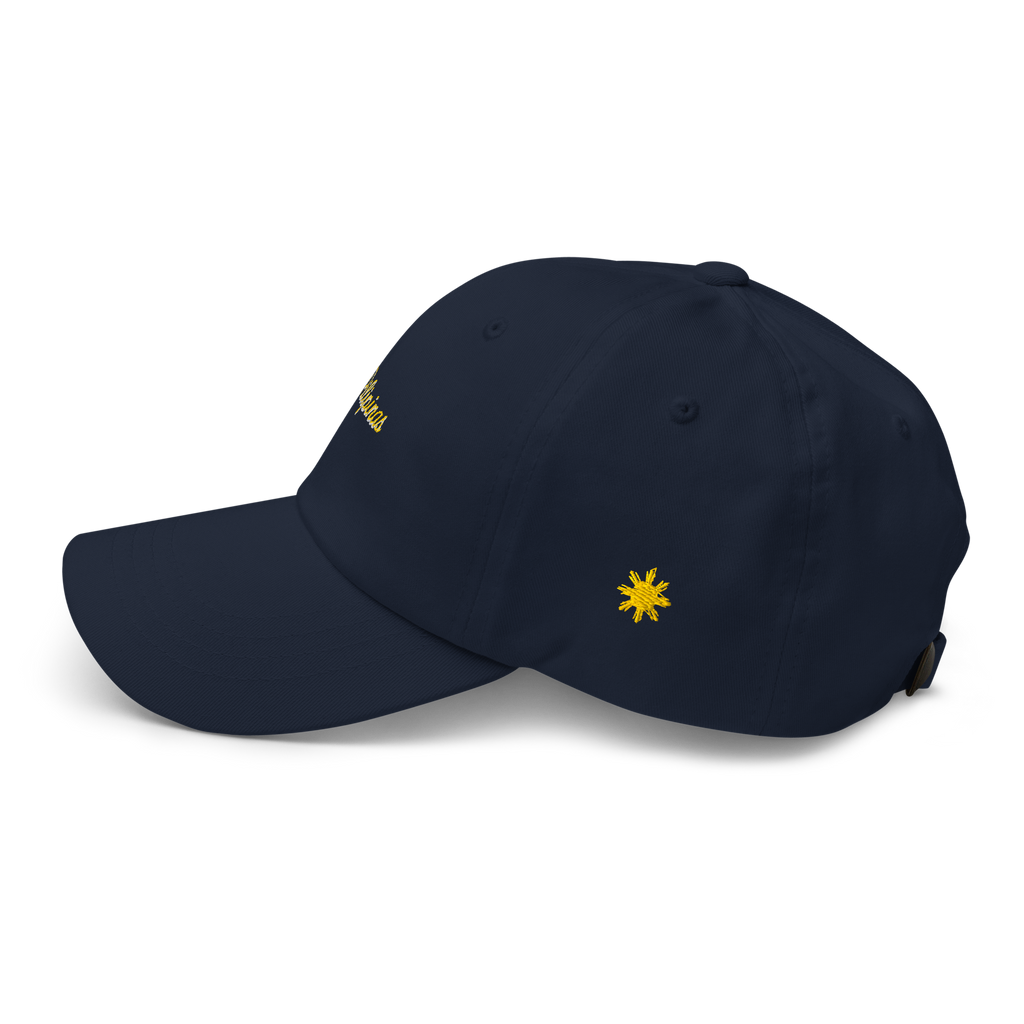 Modern Script + Sun - Cotton Hat - Green Camo