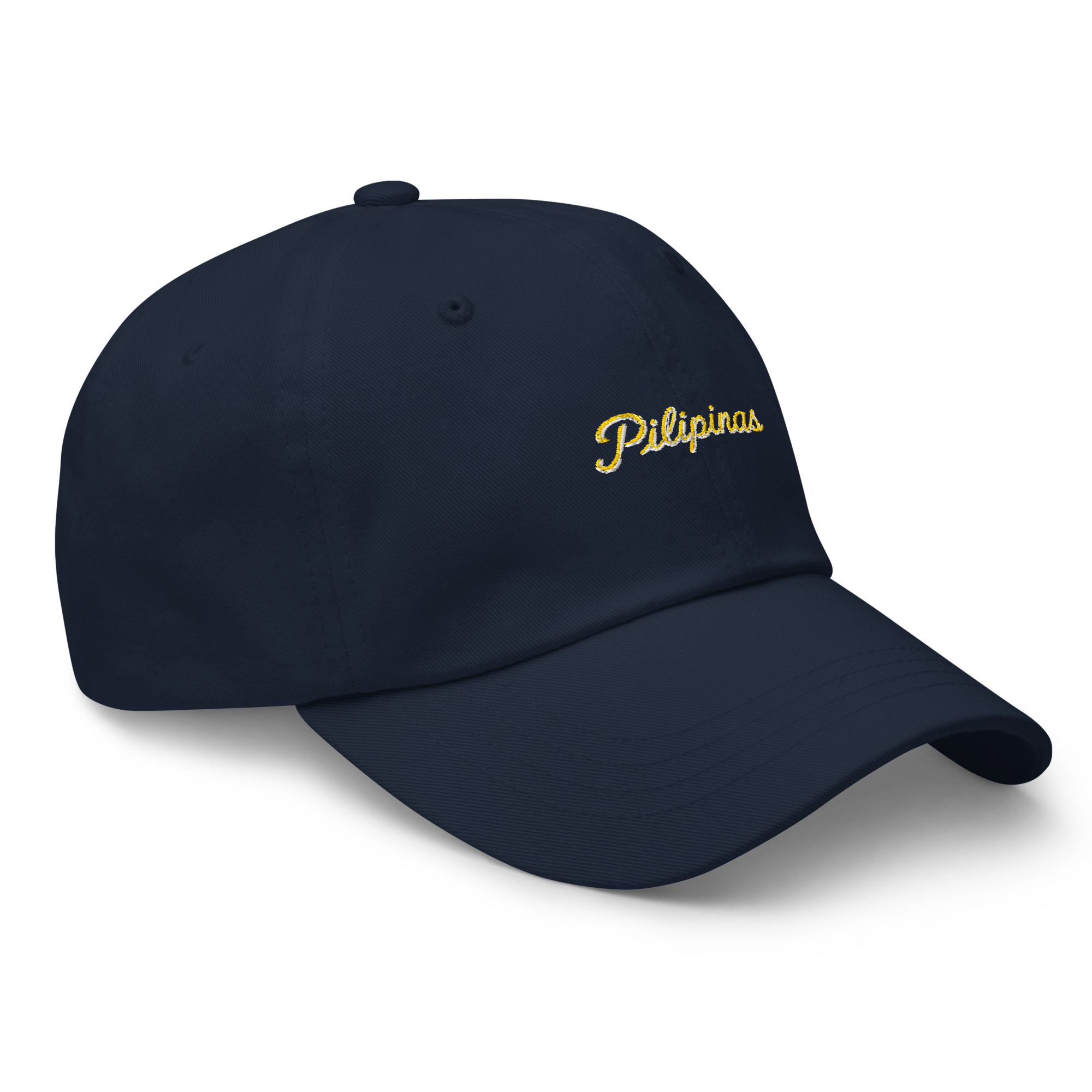Modern Script + Sun - Cotton Hat - Light Blue