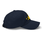 Three Stars & Half-Sun + Script - Cotton Hat - White
