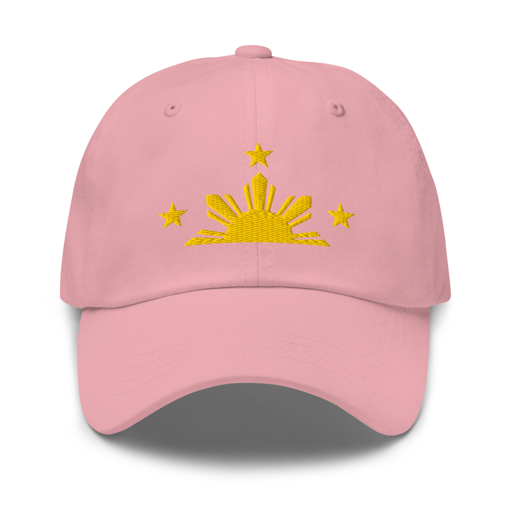 Three Stars & Half-Sun + Script - Cotton Hat - White