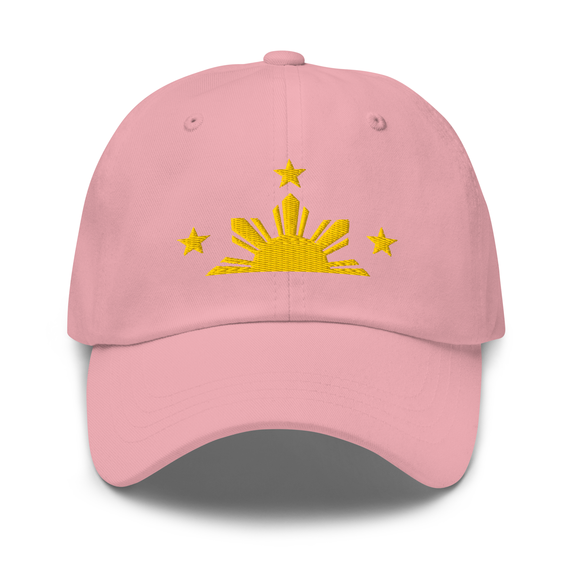 Three Stars & Half-Sun + Script - Cotton Hat - Black