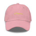 Modern Script + Sun - Cotton Hat - Red