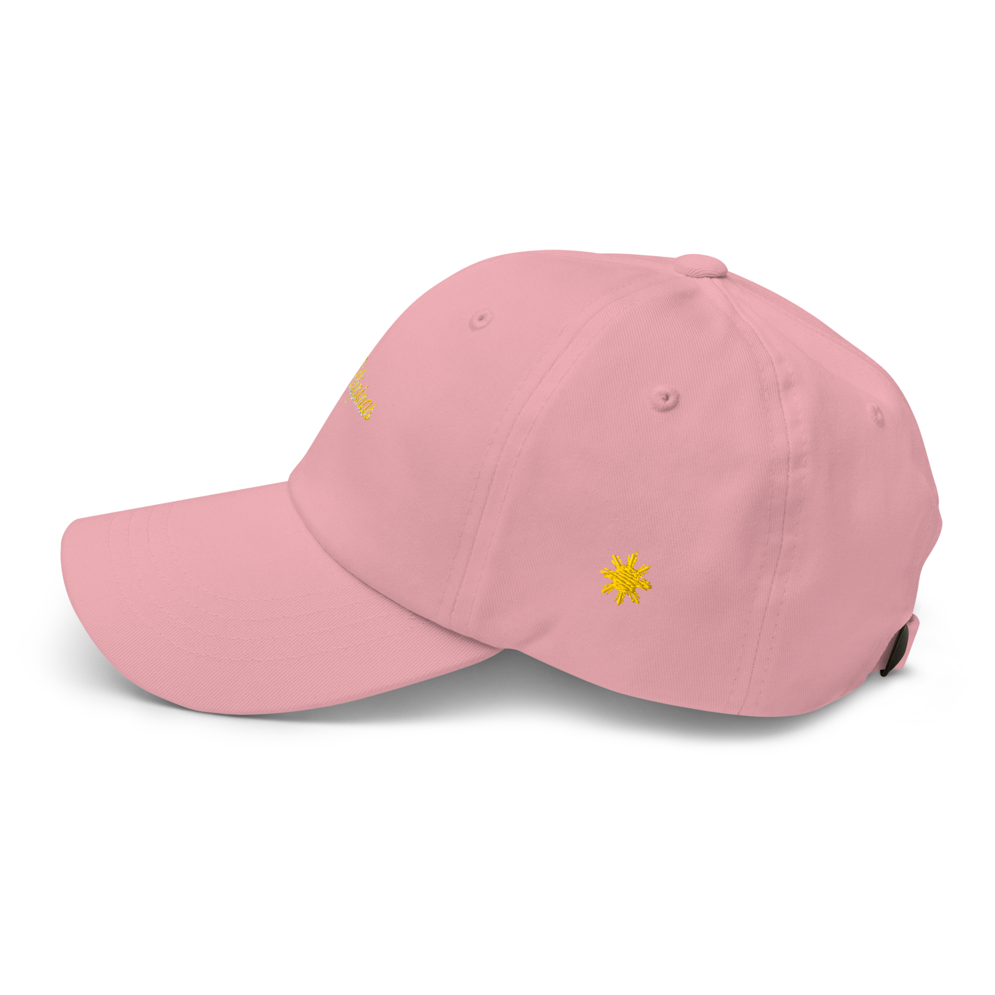 Modern Script + Sun - Cotton Hat - Green Camo
