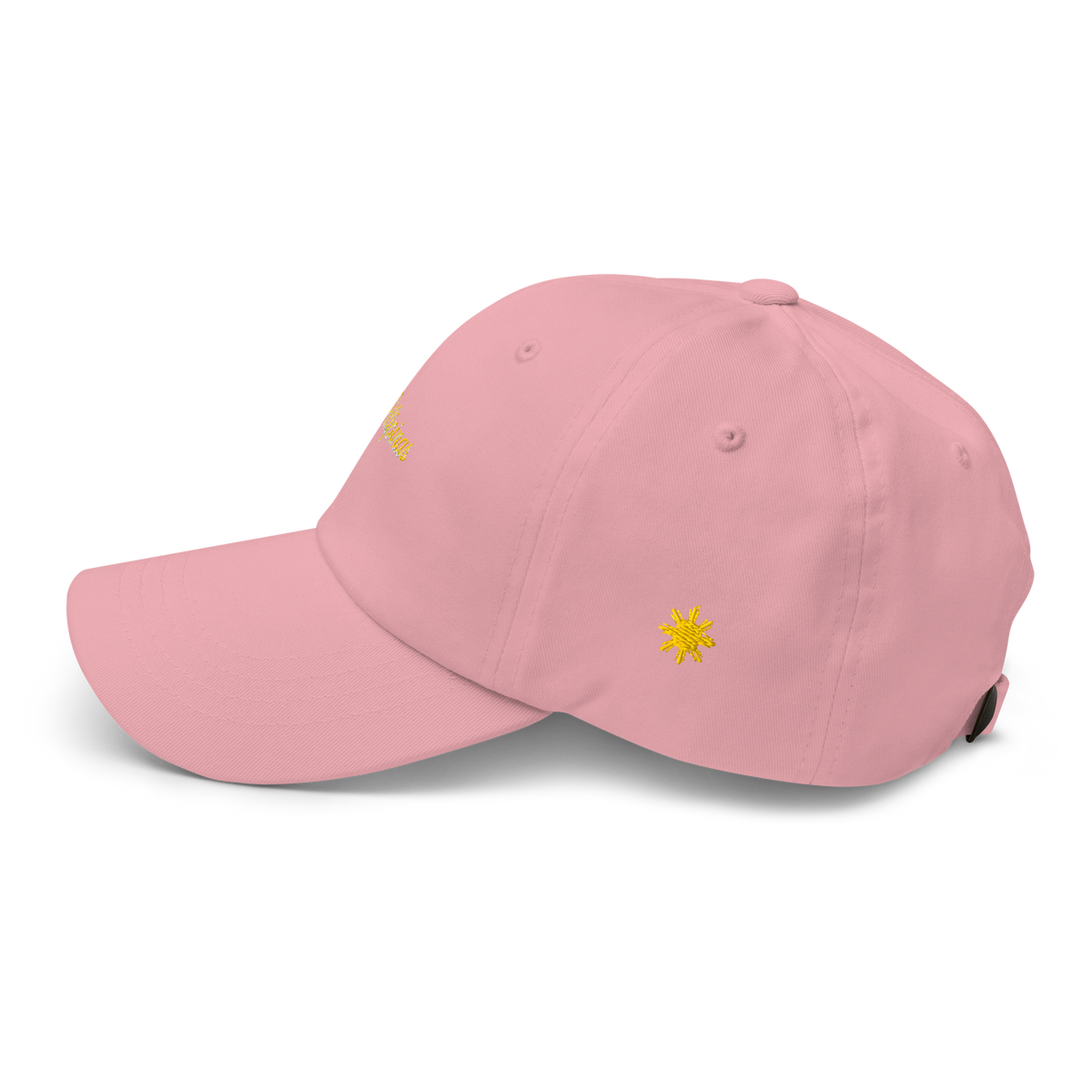 Modern Script + Sun - Cotton Hat - Dark Green