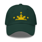 Three Stars & Half-Sun + Script - Cotton Hat - Light Blue