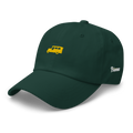 Yellow Gold Jeepney + Pilipinas Script on cotton hat - Dark Green