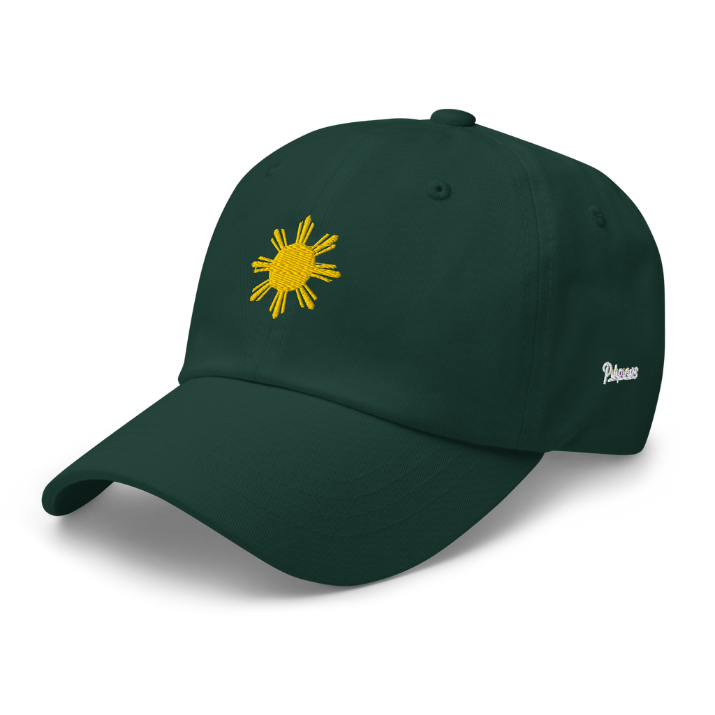 SUN + SCRIPT - cotton hat - White