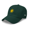 SUN + SCRIPT - cotton hat - Dark Green